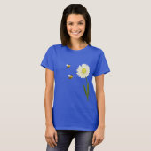 小さくて可愛いハチ二匹 Tシャツ (正面フル)