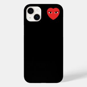 小さくて可愛い赤いハートと目 Case-Mate iPhone 14 PLUSケース
