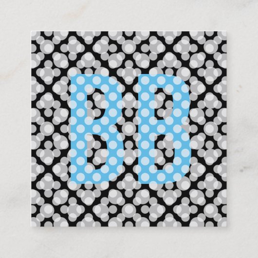 小さくて大胆 スクエア名刺 (裏面)