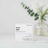 小さくて大胆 スクエア名刺 (スタンド正面)