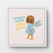 小さくて強い ブラウン スキン フェアリー テーブルウェア フォトプラーク (正面)