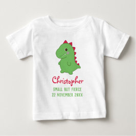 小さくて強烈！ | 面白い かわいい恐竜チビT-Rex ベビーTシャツ