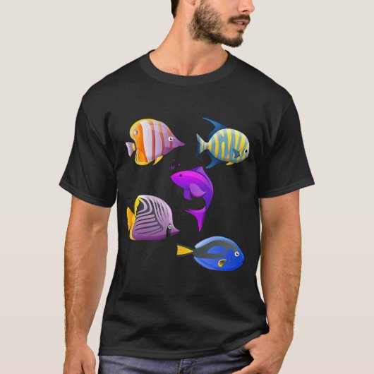 小さくて美しい魚 Tシャツ (正面)