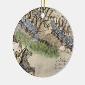 小さく大きい角(インクの戦いの開始 セラミックオーナメント (左)