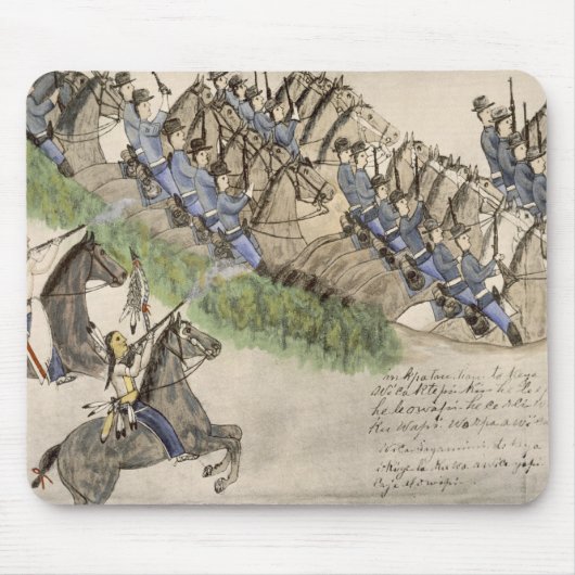 小さく大きい角(インクの戦いの開始 マウスパッド (正面)