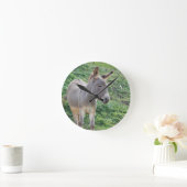 小さく孤独なろばの時計 ラウンド壁時計 (ホーム)