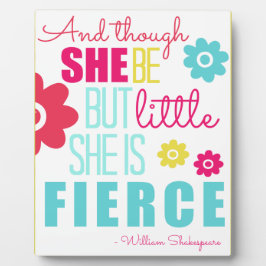 小さく激しい – 明るい&カラフル フォトプラーク