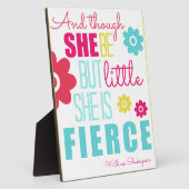 小さく激しい – 明るい&カラフル フォトプラーク (側面)