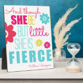 小さく激しい – 明るい&カラフル フォトプラーク (側面)