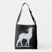 小さく白い子ヒツジ クロスボディバッグ (裏面)
