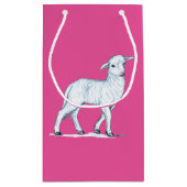 小さく白い子ヒツジ スモールペーパーバッグ (裏面)