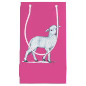 小さく白い子ヒツジ スモールペーパーバッグ (正面)