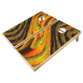 小さく縮んで変形した黄色がかったモザイク