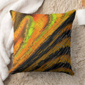 小さく縮んで変形した黄色がかったモザイク クッション (ブランケット)