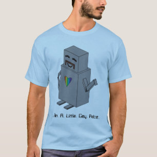 小さく陽気なロボット Tシャツ