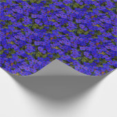 小さく青い花 ラッピングペーパー (角)