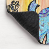 小さく青い象のマウスパッド マウスパッド (コーナー)