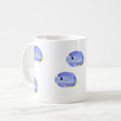 小さく青い魚のマグ及び飲み物用品 コーヒーマグカップ (正面左)