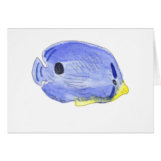小さく青い魚カード