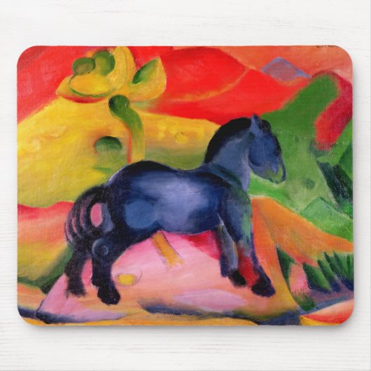 小さく青いHorse 1912年 マウスパッド (正面)