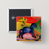 小さく青いHorse 1912年 缶バッジ (正面&裏面)