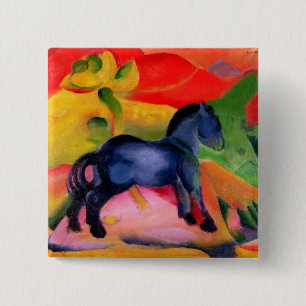 小さく青いHorse 1912年 缶バッジ