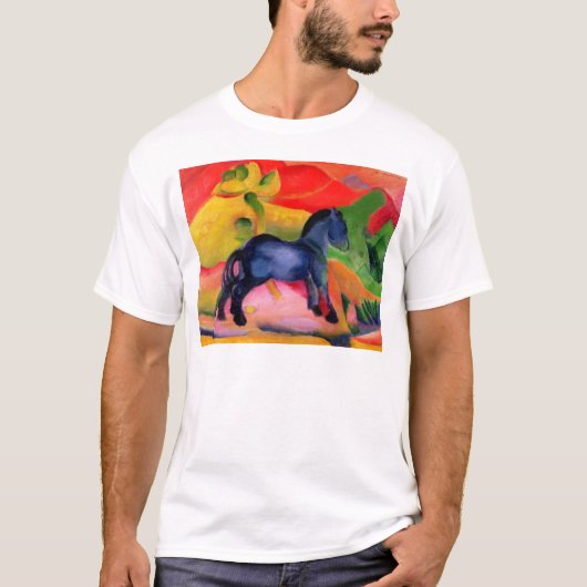 小さく青いHorse 1912年 Tシャツ (正面)