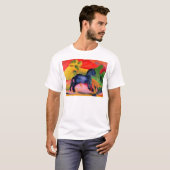 小さく青いHorse 1912年 Tシャツ (正面フル)