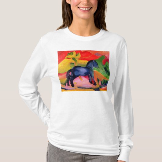 小さく青いHorse 1912年 Tシャツ (正面)