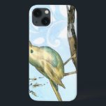 小さく黄色い鳥は調べる枝でとまりました iPhone 13ケース<br><div class="desc">この絵画はあなたの鳥のコレクションのために完全です。 このイメージの小さく黄色い鳥そして青いパステル調の背景は容易に加えることができます、提供されるZazzleあらゆるプロダクトにシンプルけれどもなだめます。 このartprintを今日選んで下さい。</div>