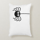 小さく黒いくも アクセントクッション (正面(垂直))