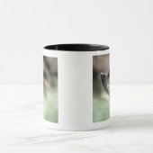 小さく黒いオオカミ マグカップ (中央)