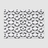 小さく黒い馬のティッシュペーパー 薄葉紙 (正面)
