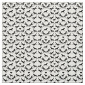 小さく黒い馬の生地 ファブリック (見本)