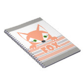 小さく、好奇心に満ちたキツネ ノートブック (右側)