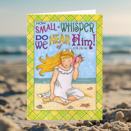 小ささやき勇気付けられるカード カード