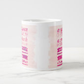 小さじ1杯のビスミラ茶のマグカップ ジャンボコーヒーマグカップ (正面)