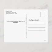 小さないけな犬パーソナライズされたのペット写真 シーズンポストカード (裏面)