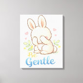 小さなうさぎ キャンバスプリント (正面)