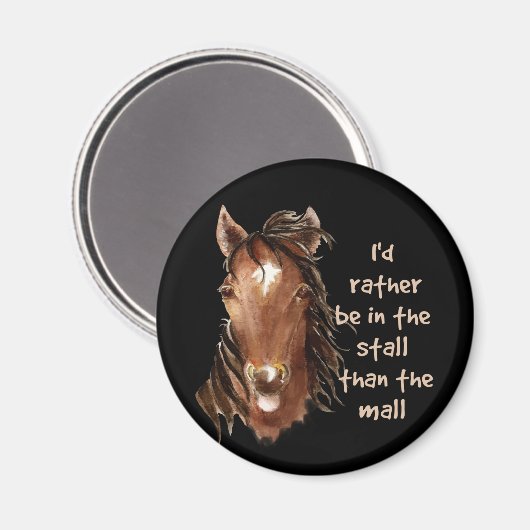 小さなおもしろい引用文よりも屋台にいる マグネット (正面/裏面)