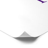 小さなおもしろい生姜 ポスター (角)