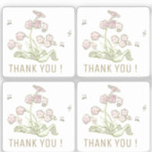 小さなお世話Wildflower Little Bees シール (正面)