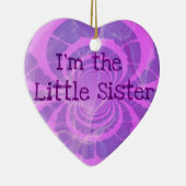 小さなお姉さんのクリスマス セラミックオーナメント (右)