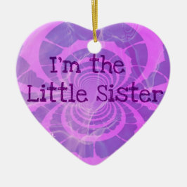 小さなお姉さんのクリスマス セラミックオーナメント