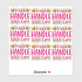 小さなお店でかわいく気にかい柄 シール