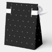 小さなお洒落ブー気球の赤ちゃんシャワー フェイバーボックス (裏面)