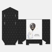 小さなお洒落ブー気球の赤ちゃんシャワー フェイバーボックス (見開き)