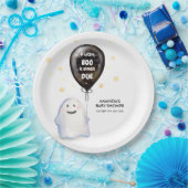 小さなお洒落ブー気球の赤ちゃんシャワー ペーパープレート (パーティー)