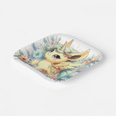 小さなお洒落ユニコーン赤ちゃんシャワー ペーパープレート (傾斜あり)