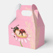小さなお洒落ラディバグの赤ちゃんシャワー フェイバーボックス (正面サイド)
